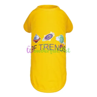 Футболка для собак Pet Fashion Галактика XS желтая