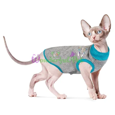 Свитер для кошек Pet Fashion Bruce S бирюзовый