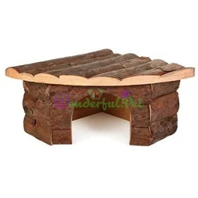 Деревянный дом для грызунов Croci Corner угловой 32x13x21 см
