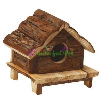 Деревянный дом для грызунов Croci Хижина 15x15,5x15 см