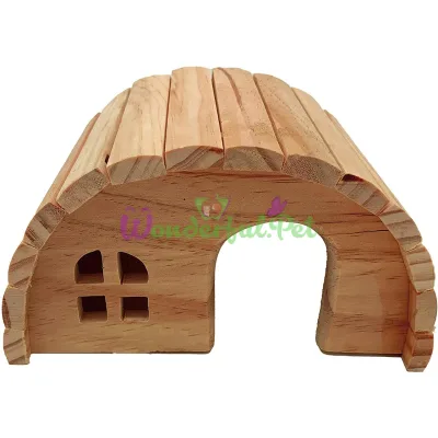 Деревянный домик для грызунов с окном Croci 19x11x13 см