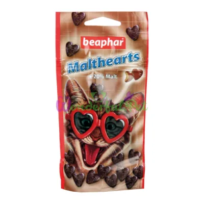Beaphar Malt Hartz — ласощі для виведення шерсті зі шлунку котів, 150 шт