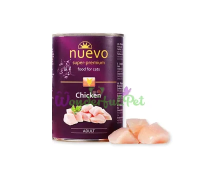 NUEVO Cat Adult Chicken Canned Food 400 g