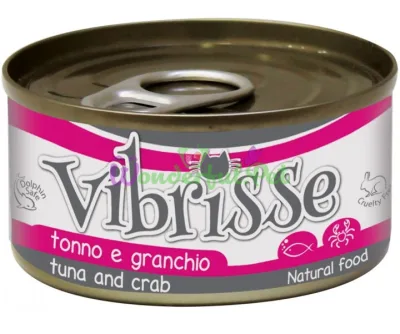 VIBRISSE Cat Food Tuna and Crab, 140g