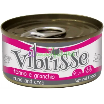 Конс. для кот. VIBRISSE тунец краб, 140 г