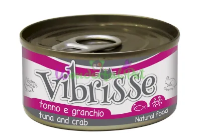 Конc. для кот. VIBRISSE тунець краб, 70г