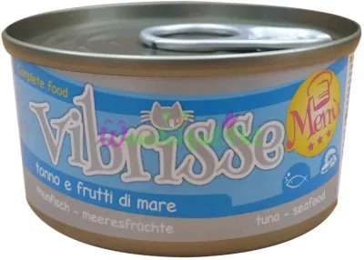 Конc. для кот. VIBRISSE MENU, тунець з морепродуктами, 70г