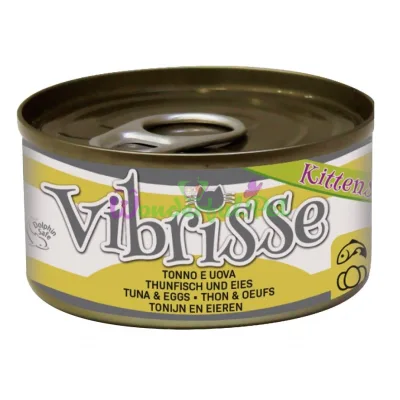 Конс. для котят VIBRISSE тунец яйца, 70 г