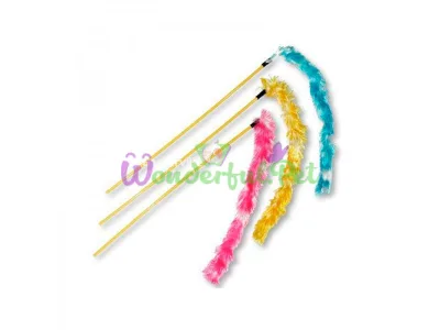 CROCI TICKLE Fluffy Stick Cat Teaser 47 cm