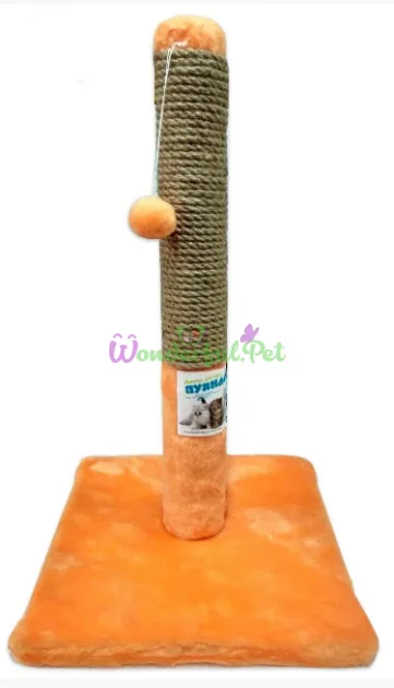 Pukhnastyky Post Scratcher on Base (Jute), Ginger 30x55 cm