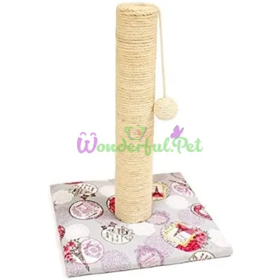 Когтеточка CROCI Romantic, столбик на подставке, 30х30х42 см