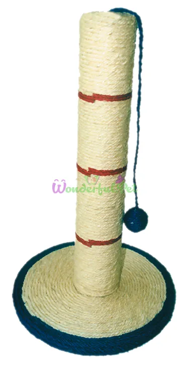 CROCI Sisal Con Base Scratching Post with Toy 30x52 cm