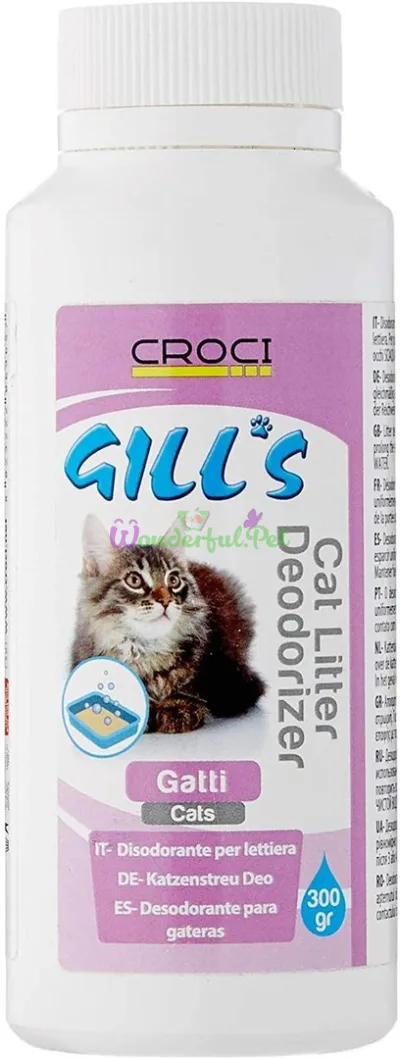 Пісок-дезодорант GILL'S для котячого туалету 300 г