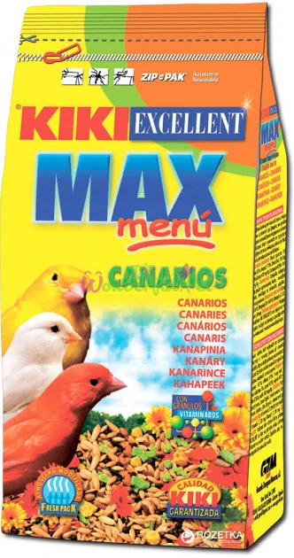 Корм для канареек KIKI MAX MENU 1 кг