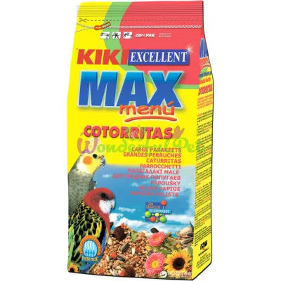 Корм для средних попугаев KIKI MAX MENU 1 кг