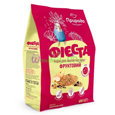 Priroda Fiesta Fruit Budgie Food 600 g