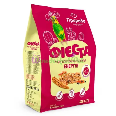 Priroda Fiesta Energy Budgie Food 600 g