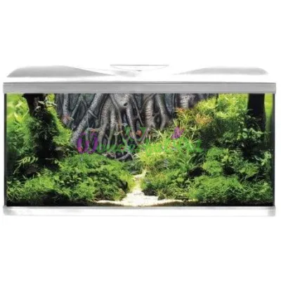 Аквариум AMTRA SYSTEM 80 LED WHITE 85 литров фильтр, помпа 520 л ч, нагр-ль 100 Вт, LED, фон корни
