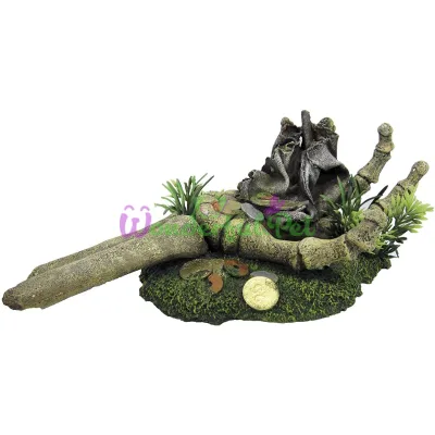 Декор в аквариум Croci Кисть скелета с деньгами 26x15,5x11 см керамика