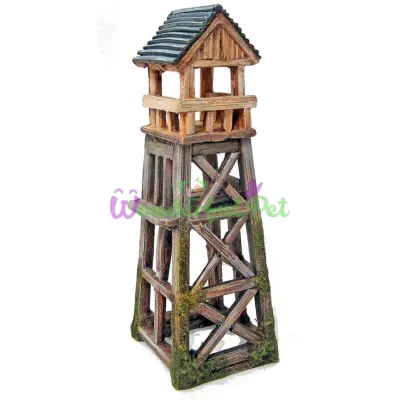 Декор в аквариум Croci Охотничья башня 8x8x22,2 см