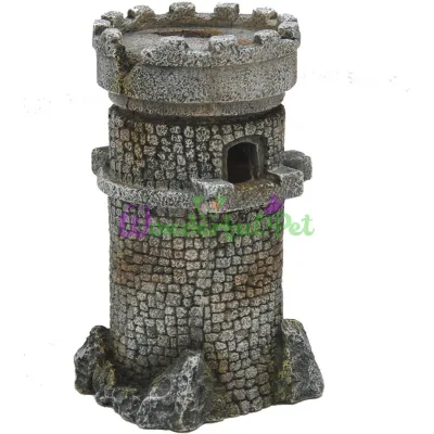 Декор в аквариум Croci Романская башня L 18x18x24 см