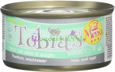 Влажный корм для собак TOBIAS MENU тунец и икра криля 85 г