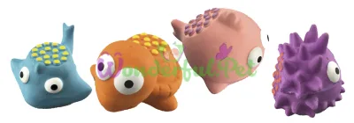 CROCI Sea Creatures Latex Squeaky Toy for Small Dogs, 5–6 cm