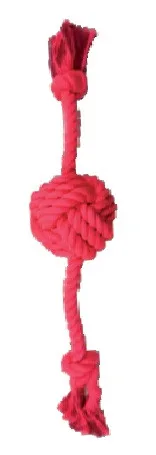 CROCI JUICE Rope with Knotted Ball for Dogs, Berry Color, 38 cm