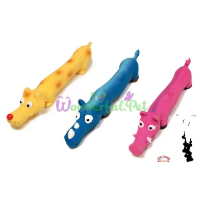 Игрушка для собак CROCI Бассет-той, винил, с пищалкой, 24 см