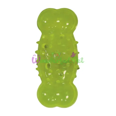 Игрушка для собак CROCI Взрывной крак, зеленый, резина силикон, 13,5x5,6 см