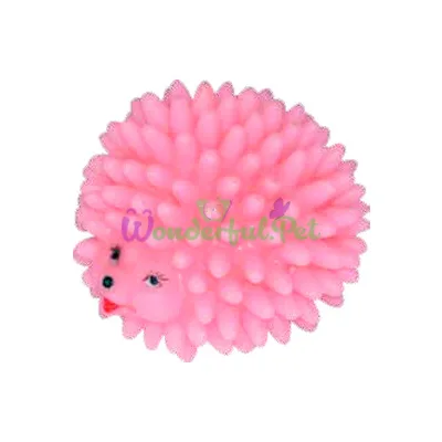 Игрушка для собак CROCI Ёжик, винил, пищалка, Д=7,5 см