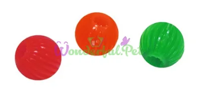 CROCI Ribbed Silicone Ball for Dogs, 5.5 cm