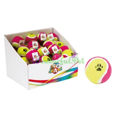 Игрушка для соб. CROCI тенисний мяч с лапкою, Д = 6,5 см