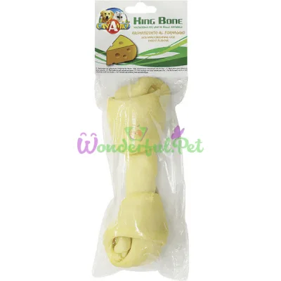 Кость жилистая узловая KingBone Buffalo Cheese, 10 см 45 г
