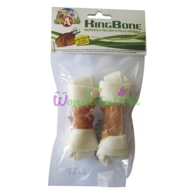 KingBone Chicken Knotted Sinew Bone, 11 cm