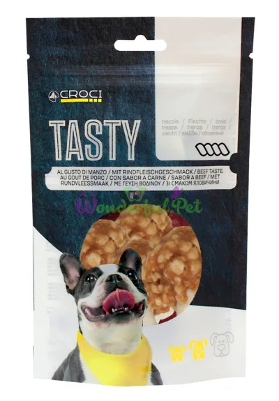 Tasty Chicken Thighs with Rice Dog Treat, 80 g