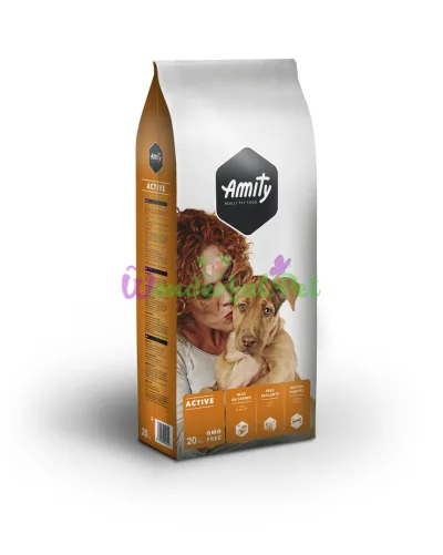 Корм для собак AMITY ECO Active, для дорослих собак з високими навантаженнями, 20kg (201)