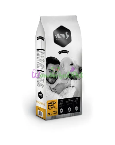 Корм для собак AMITY Iberian Pork Rice, дієтичний, з іберійською свининою і рисом, 3kg