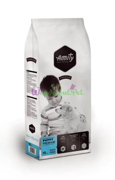 Корм для собак AMITY Puppy, для цуценят усіх порід з куркою та рисом, 15KG (221)