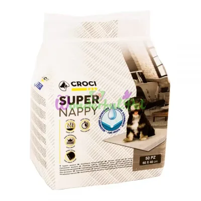 Пелюшки для собак Super Nappy 60х40 см, 50 шт
