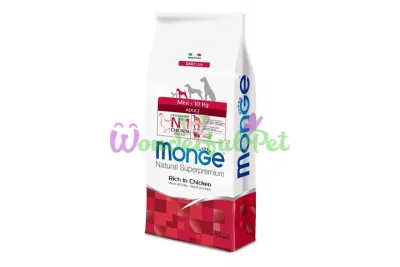 Сухий корм MONGE DOG Mini Adult Chicken Rice 7.5 кг