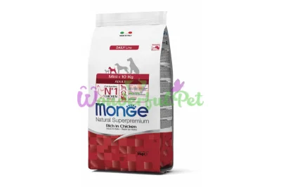 Сухий корм MONGE DOG Mini Adult Chicken Rice 3 кг