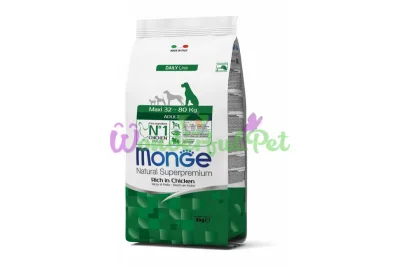 Сухой корм MONGE DOG Maxi Adult Chicken Rice 3 кг