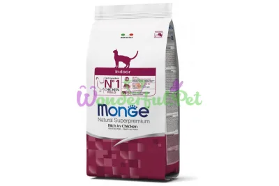 MONGE CAT Indoor Chicken Dry Food 10 kg