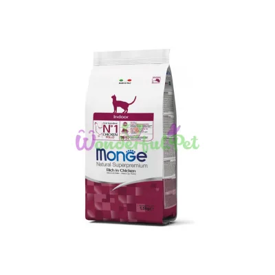 Сухой корм MONGE CAT Indoor Chicken 1.5 кг