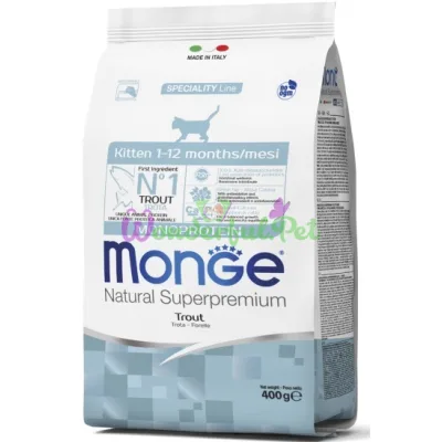 Cухой корм MONGE CAT Kitten Trout 400 г