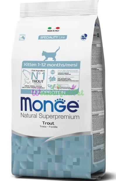 Сухий корм MONGE CAT Kitten Trout 1.5 кг