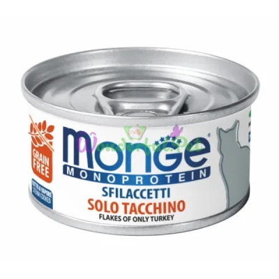 MONGE CAT Monoprotein SOLO Turkey 80 g Wet Food