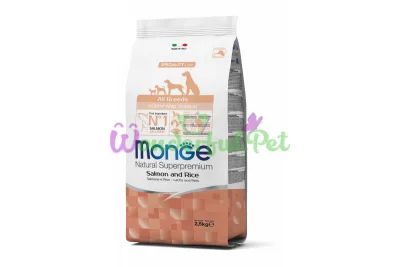 Сухий корм MONGE DOG All breeds Puppy Junior Salmon Rice 2.5 кг