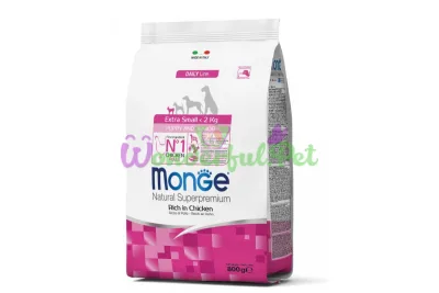 Сухий корм MONGE DOG Extrasmall Puppy Junior Chicken Rice 800 г